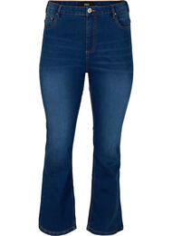 Ellen bootcut jeans met hoge taille, Blue denim