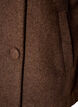 Korte jas met asymmetrische knoopsluiting, Bruin, Packshot image number 3
