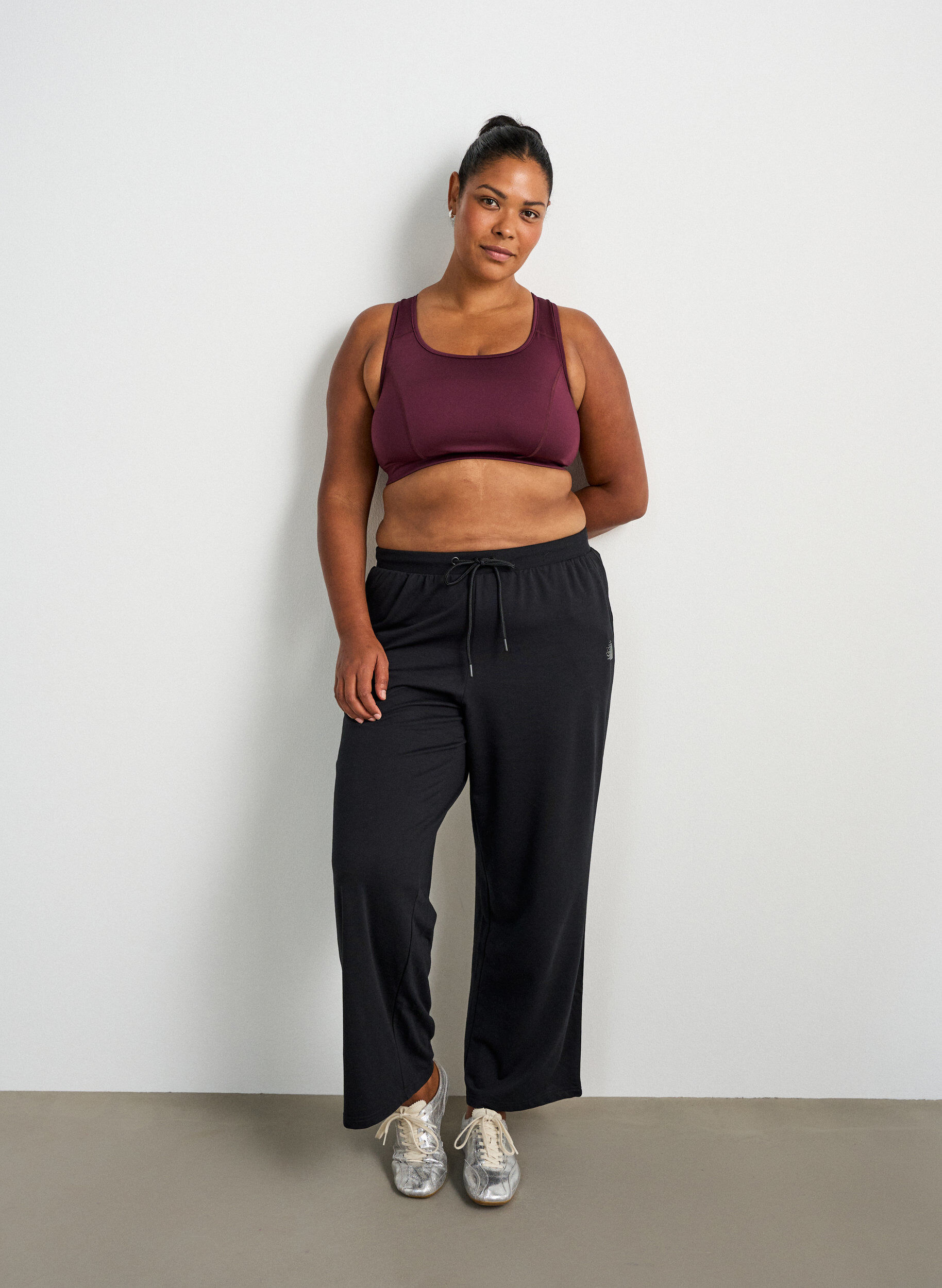 ZizziSport-bh met racerback, Rood, Model image number 1