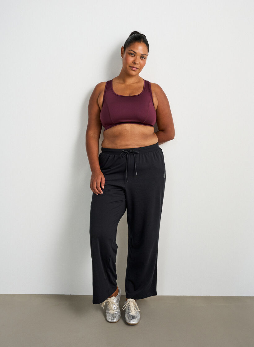 Sport-bh met racerback, Rood, Model image number 1