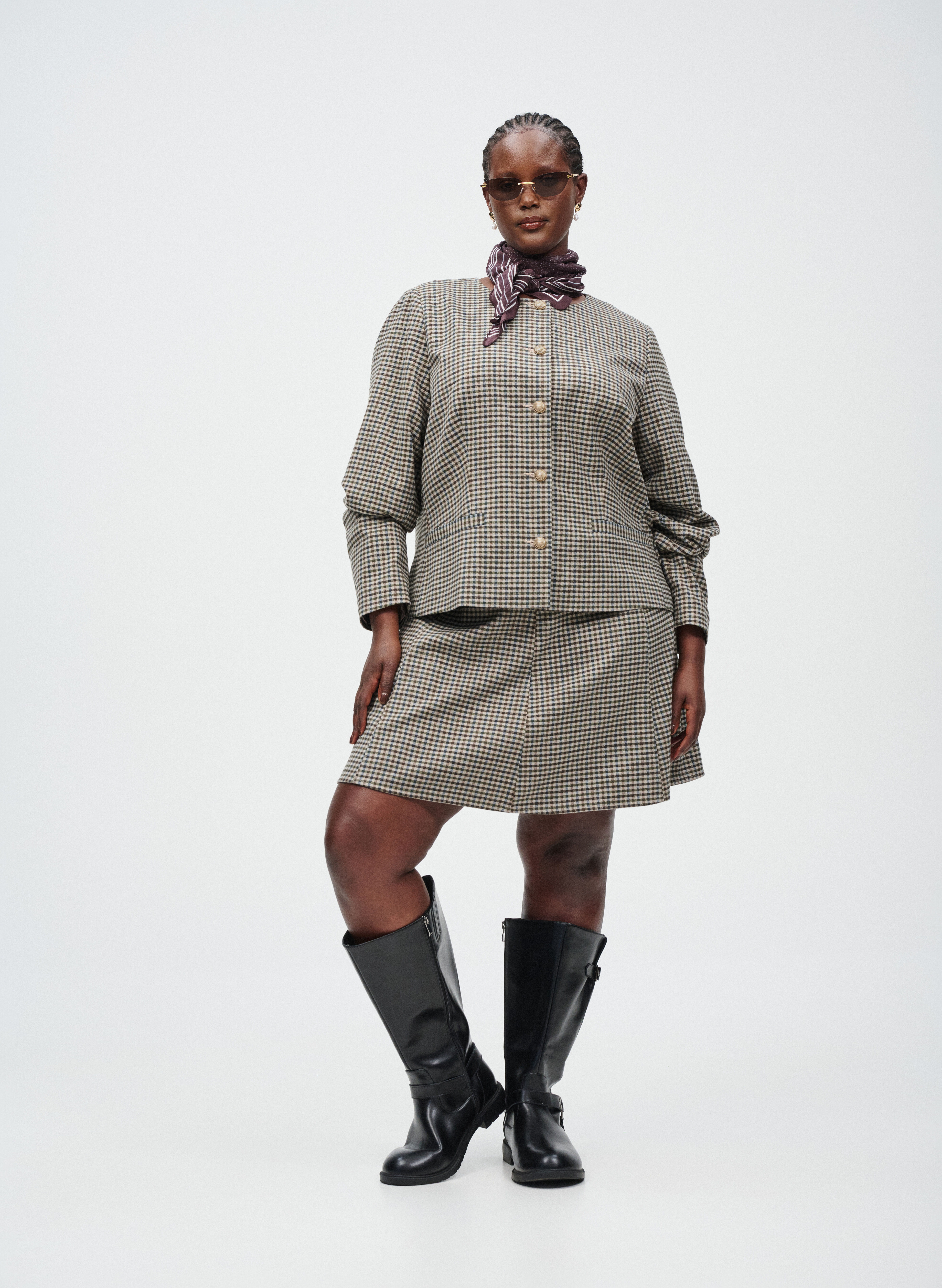 Bijpassende set met details, , Model