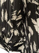 Blouse met patroon, opstaande kraag en 3/4-mouwen, Zwart, Packshot image number 3
