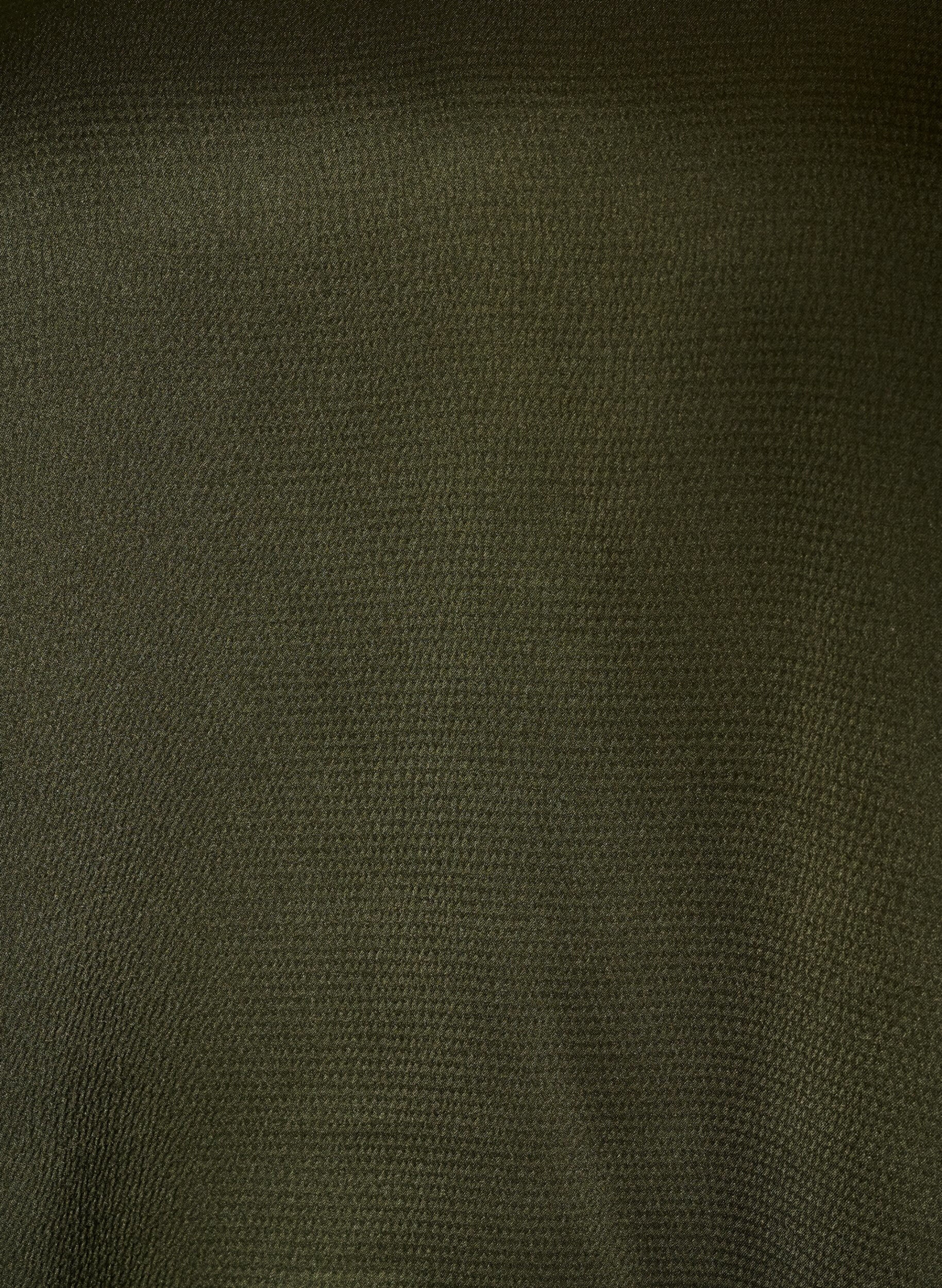 ZizziBlouse met overhemdkraag en V-hals, Groen, Packshot image number 2