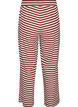 Gestreepte pyjamabroek met een high waist en wijde pijpen, 0426, Packshot image number 1