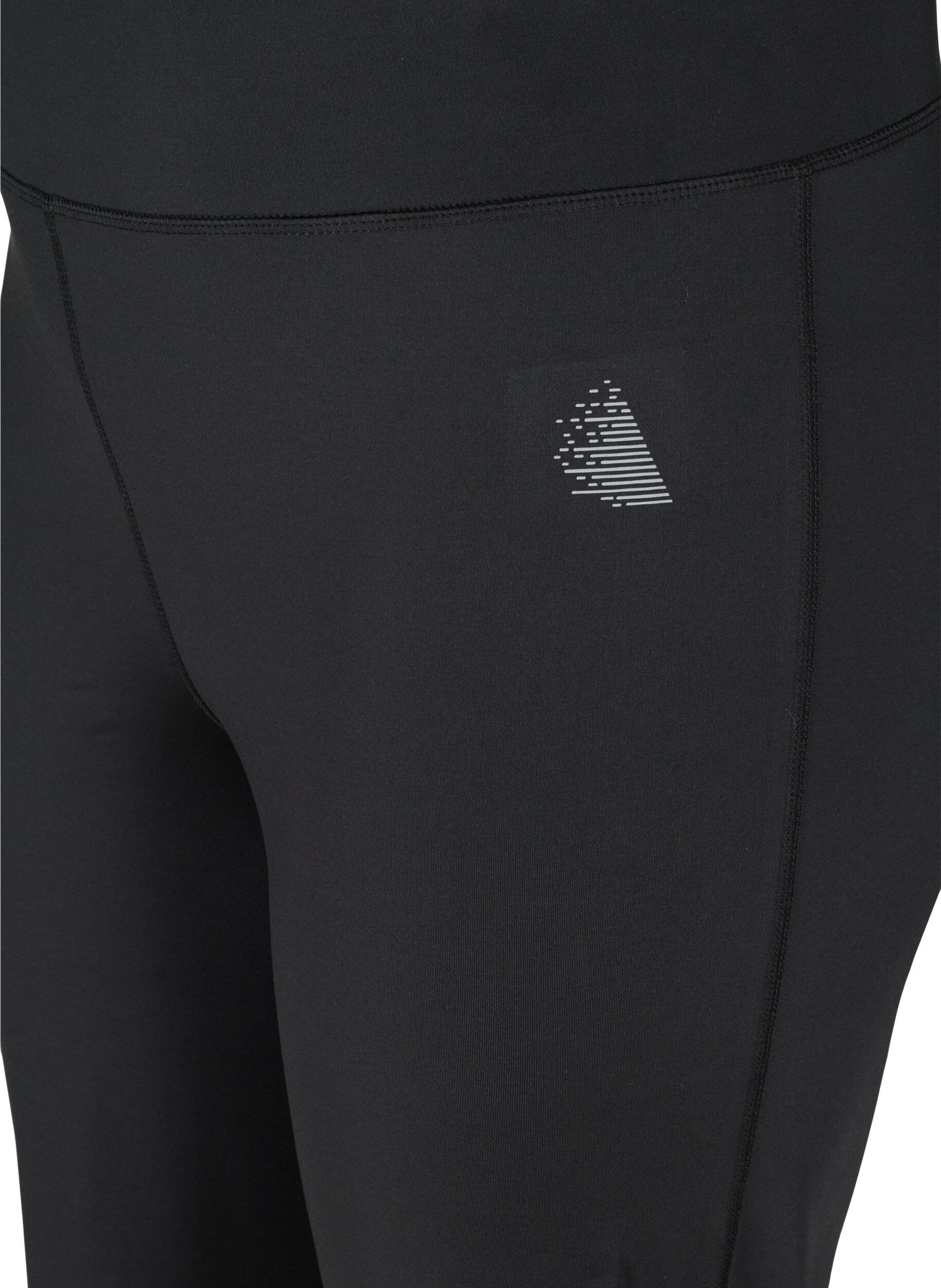 Zizzi Flared Sportbroek, Zwart, Packshot image number 2