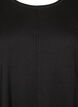 Gebreide blouse gemaakt van katoen en viscose., Zwart, Packshot image number 2