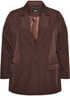 Klassieke blazer met knoopsluiting, Bruin, Packshot image number 0