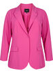Klassieke blazer met zakken, Festival Fuchsia, Packshot image number 0