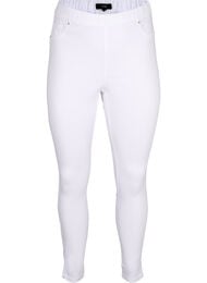 Jeggings met hoge taille, Wit
