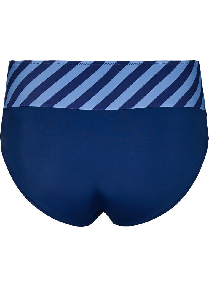 Bikinibroekje met wikkel detail, Blauw, Packshot image number 1