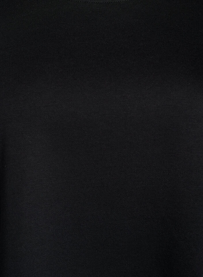 Korte sweaterjurk met ballonmouwen, Zwart, Packshot image number 2