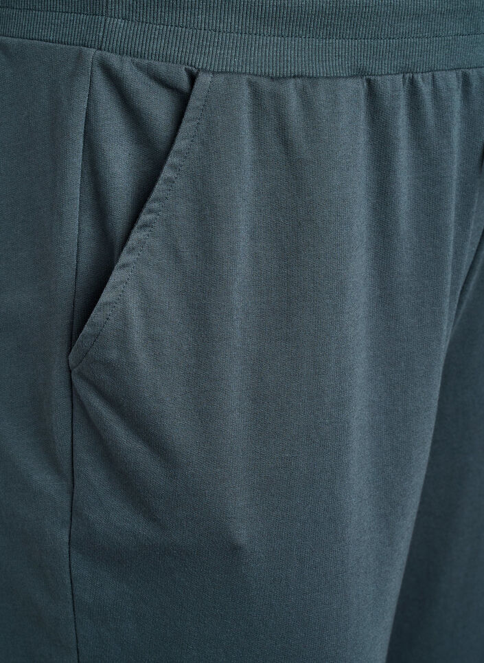 Losse trainingsbroek met zakken, Groen, Packshot image number 3