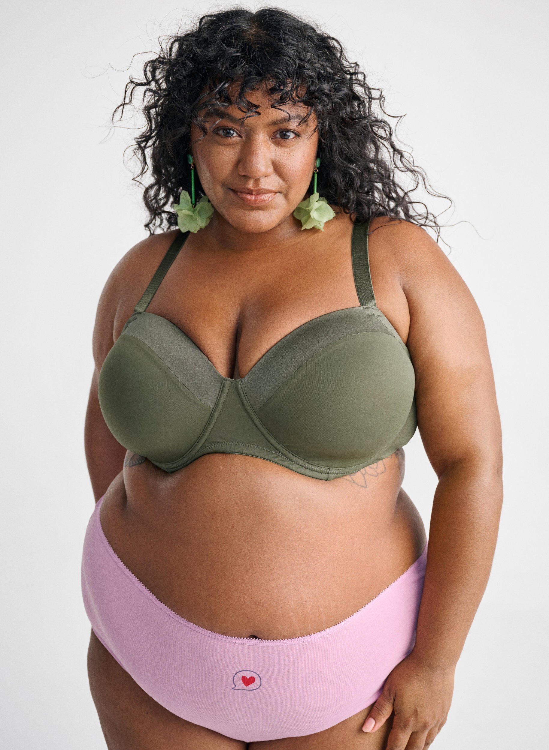 Zizzi 7-pack hipsterslip met normale taille, Paars, Image image number 0