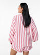 Los shirt met strepen en lange mouwen, Roze, Model image number 2