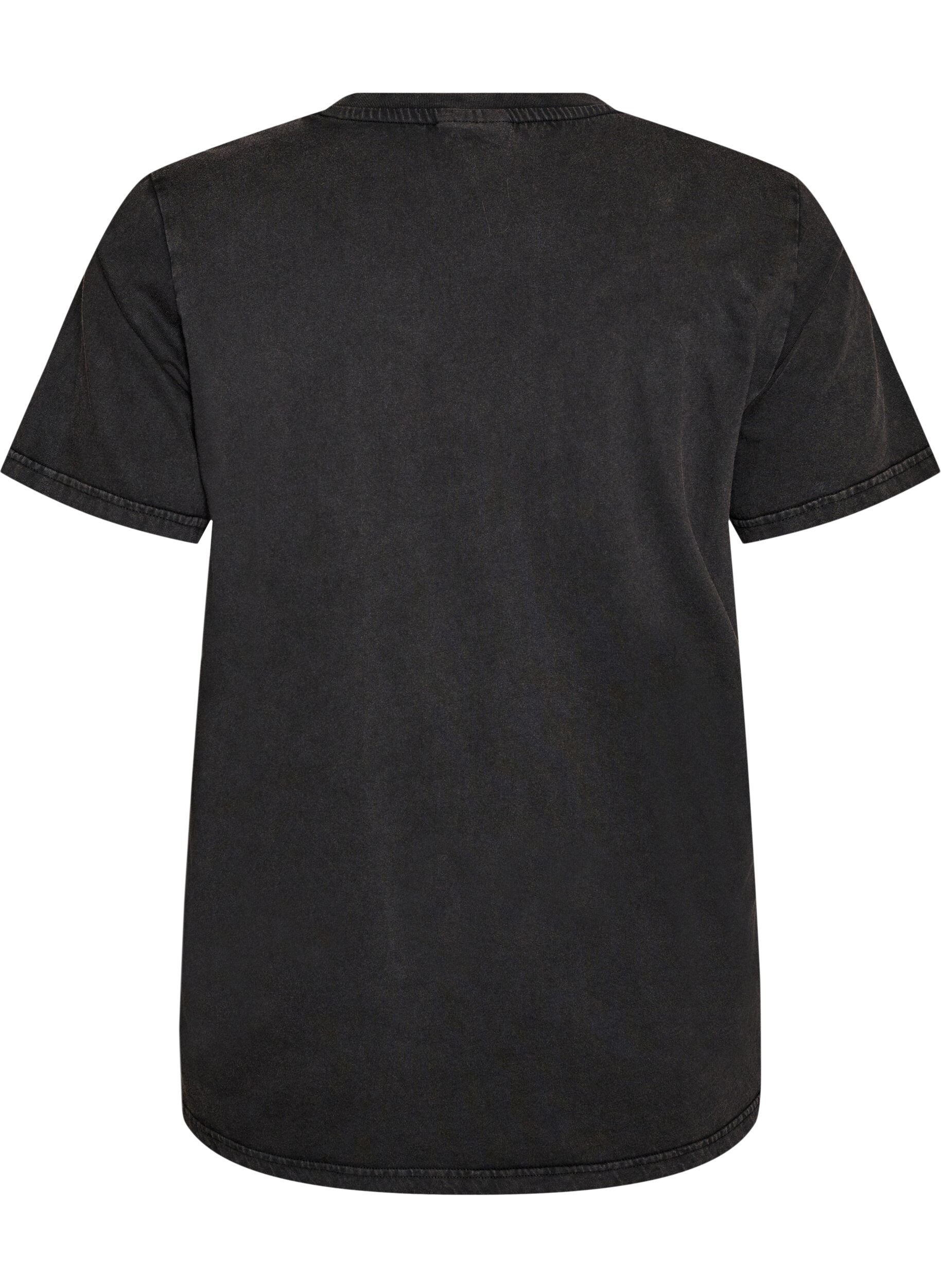 ZizziGrafisch T-shirt van biologisch katoen, Grijs, Packshot image number 1
