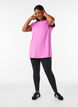 Lang workout T-shirt, Roze, Model image number 1