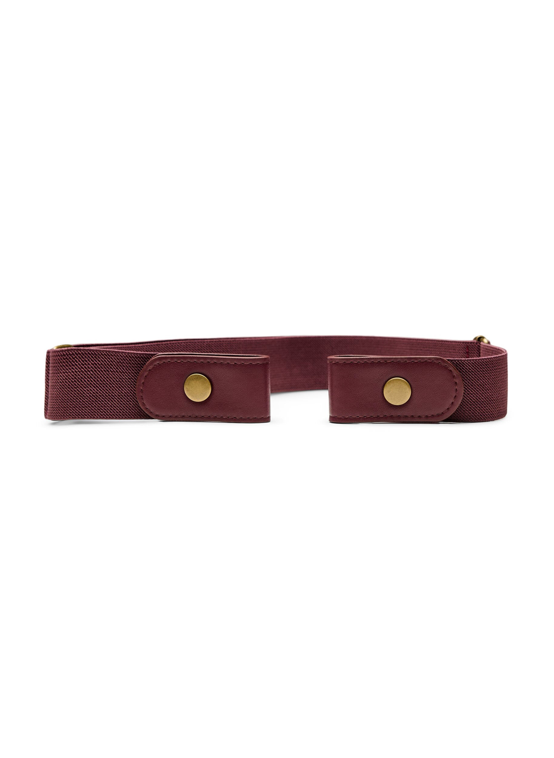 Zizzi Elastische riem, Rood, Packshot image number 0