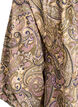 Viscose blouse met paisleyprint en strikkoord, Geel, Packshot image number 3