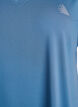 T-shirt met korte mouwen voor workouts en V-hals, Blauw, Packshot image number 2