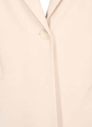 FLASH - Eenvoudige blazer met knoop, Pumice Stone, Packshot image number 2
