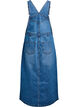 Midi denim overall jurk, Blue Denim, Packshot image number 1