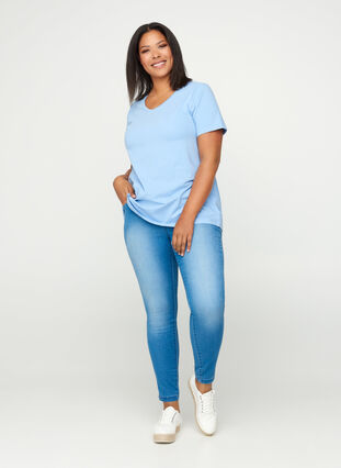 Basic T-shirt, Forever Blue, Model image number 2