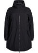 Lichtgewicht gewatteerde parka met een capuchon, Zwart, Packshot image number 0