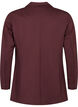 Eenvoudige blazer met knoopsluiting, Donker Bordeaux, Packshot image number 1