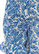 Katoenen blouse met vierkante halslijn, Blauw, Packshot image number 3