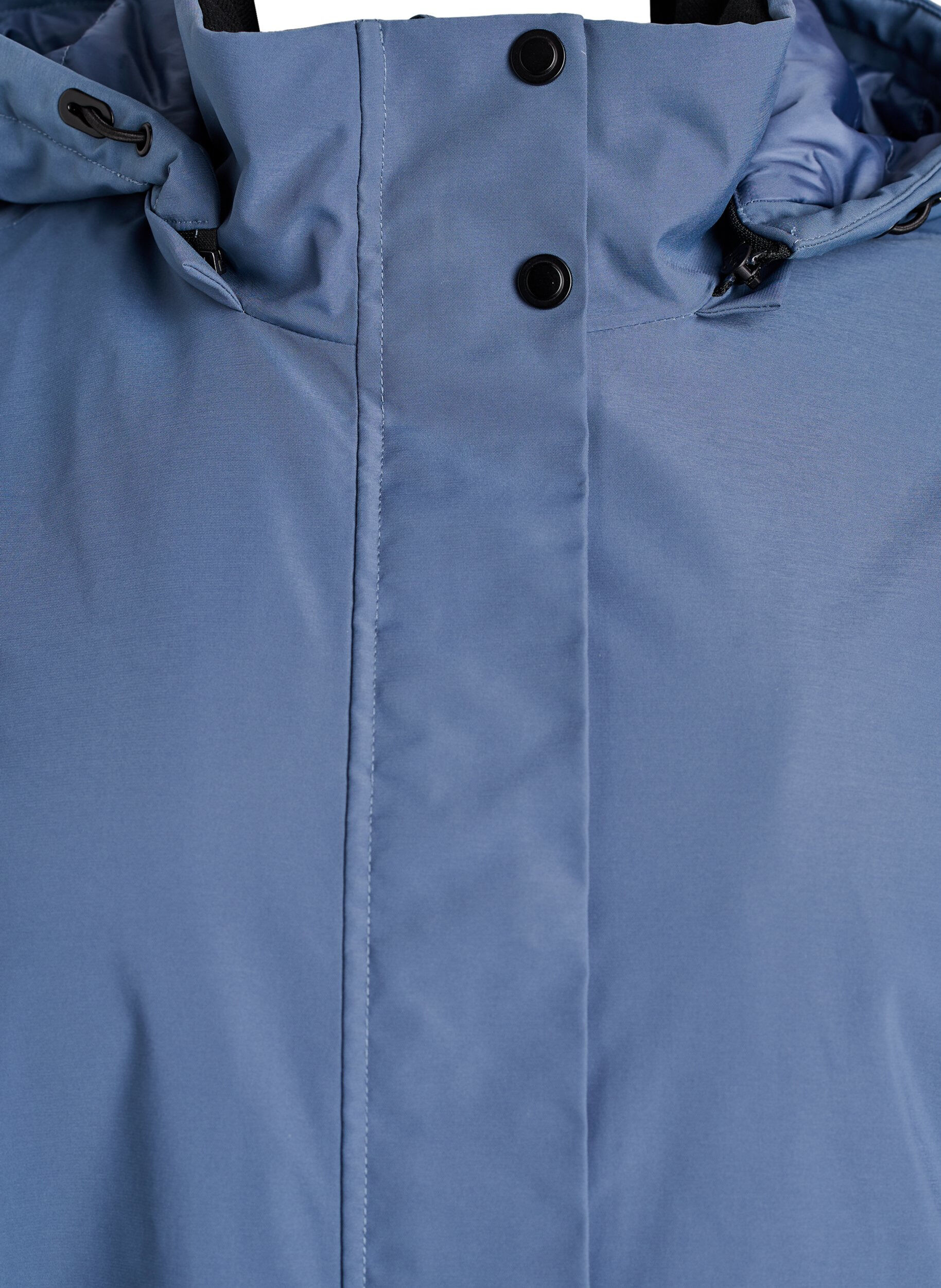 Zizzi Functionele gewatteerde winterparka, Blauw, Packshot image number 2