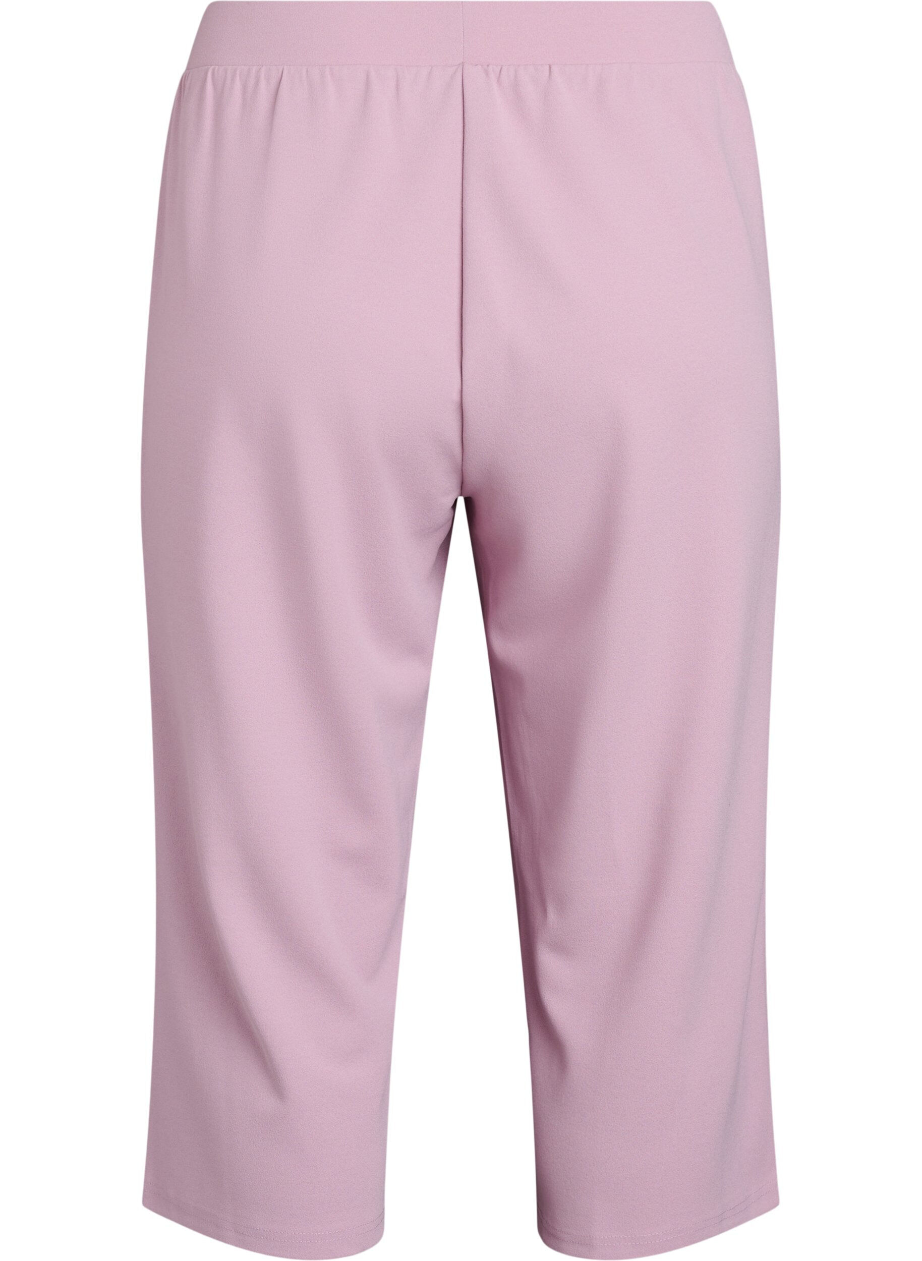 Zizzi FLASH - Hoog getailleerde kniebroek met losse pasvorm, Rood, Packshot image number 1