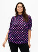  Smock-blouse met korte mouwen en print, Medieval Bl. Dot AOP, Model image number 0