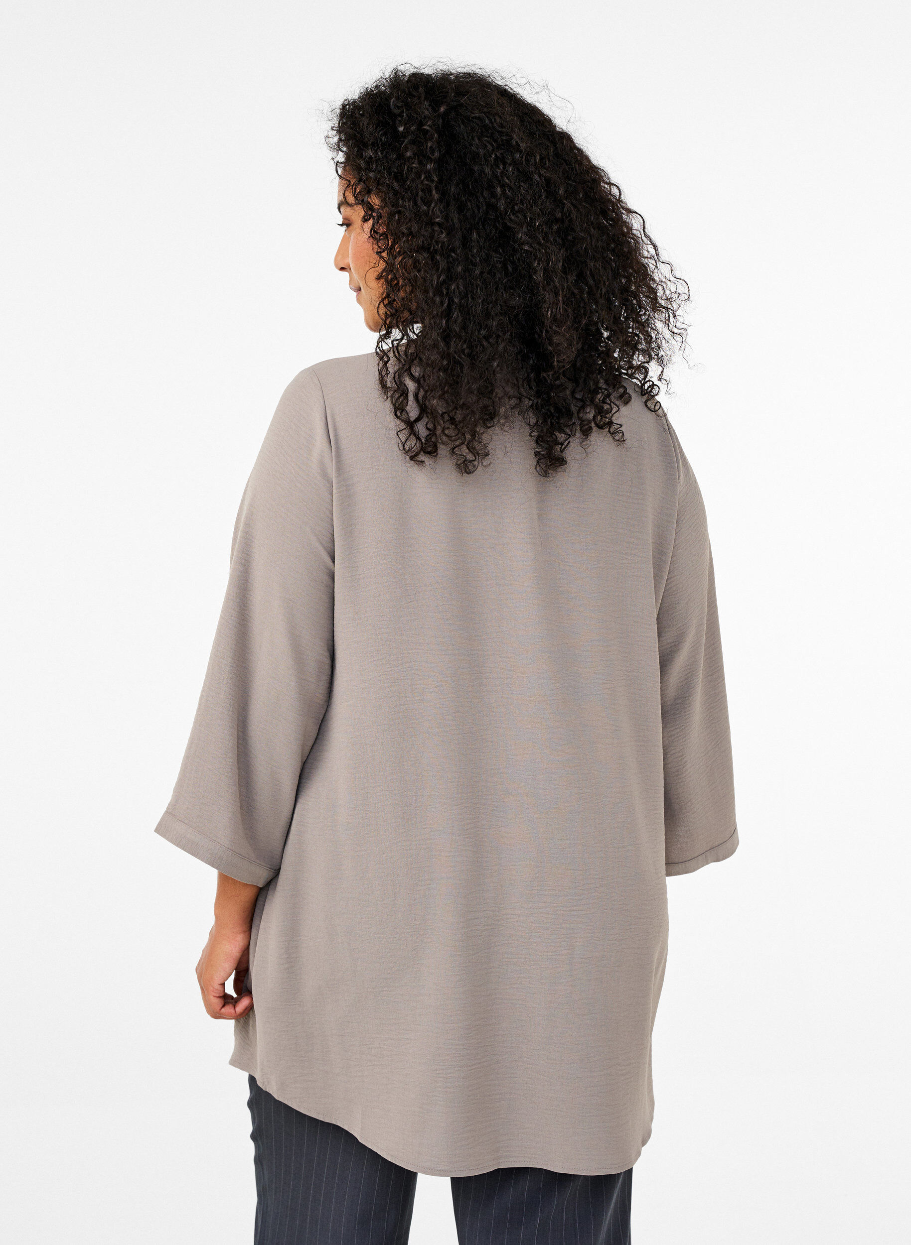 ZizziTuniek met 3/4 mouwen, Beige, Model image number 2