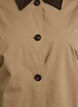 Halflange jas met corduroy kraag, Beige, Packshot image number 2