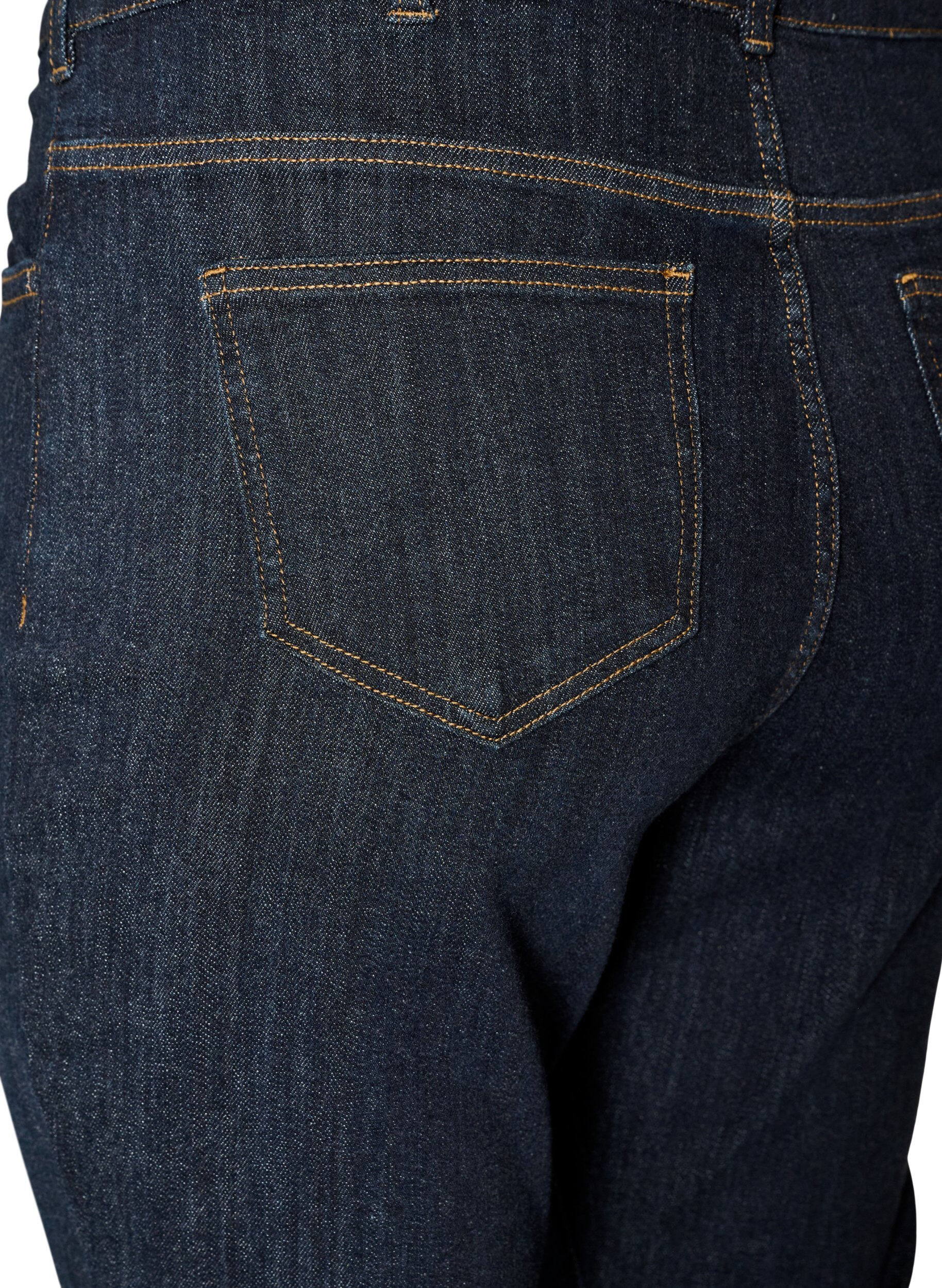 ZizziEllen bootcut jeans met hoge taille, Blauw, Packshot image number 3
