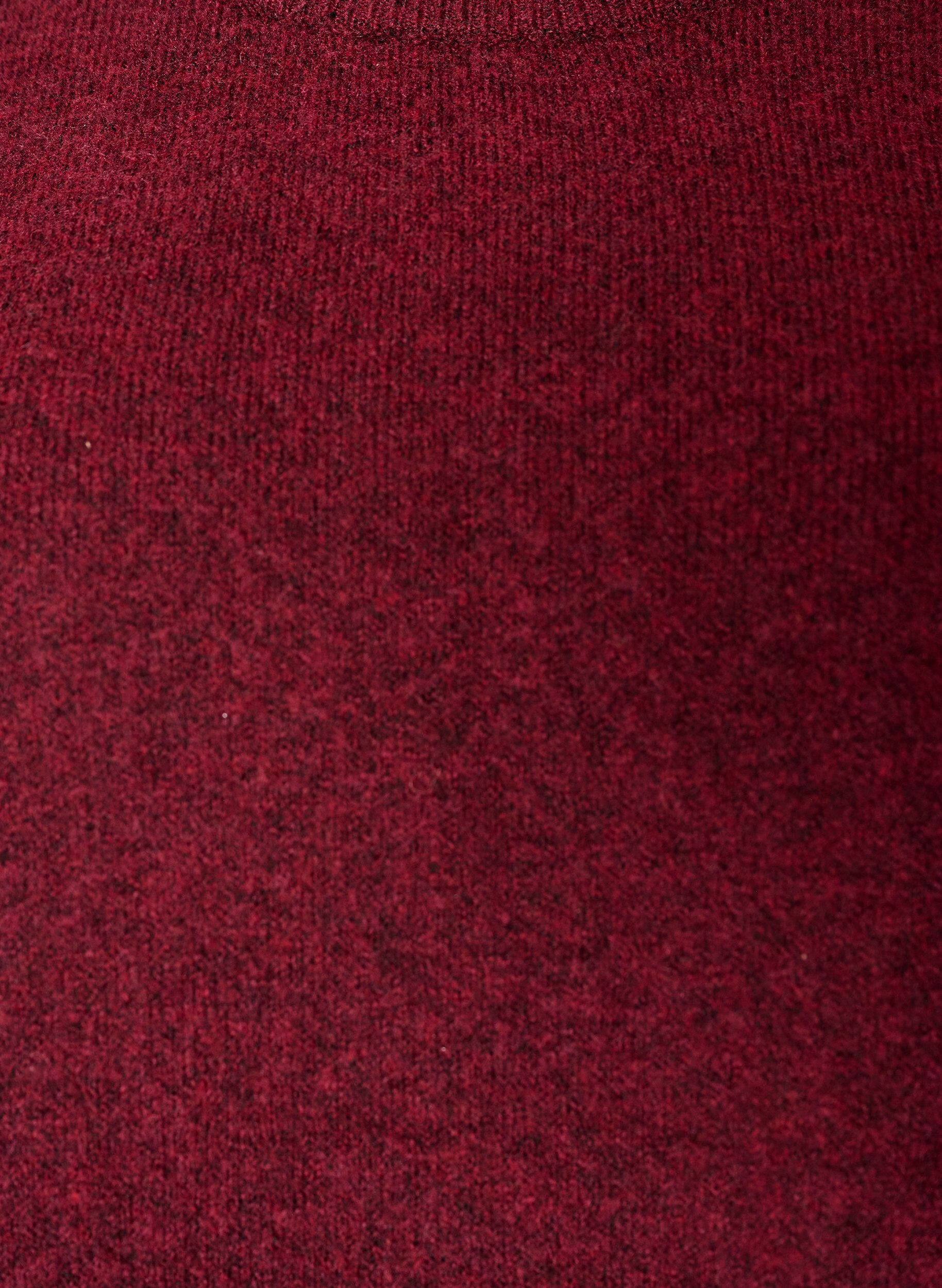 ZizziLos gebreide shirt met korte mouwen, Rood, Packshot image number 2
