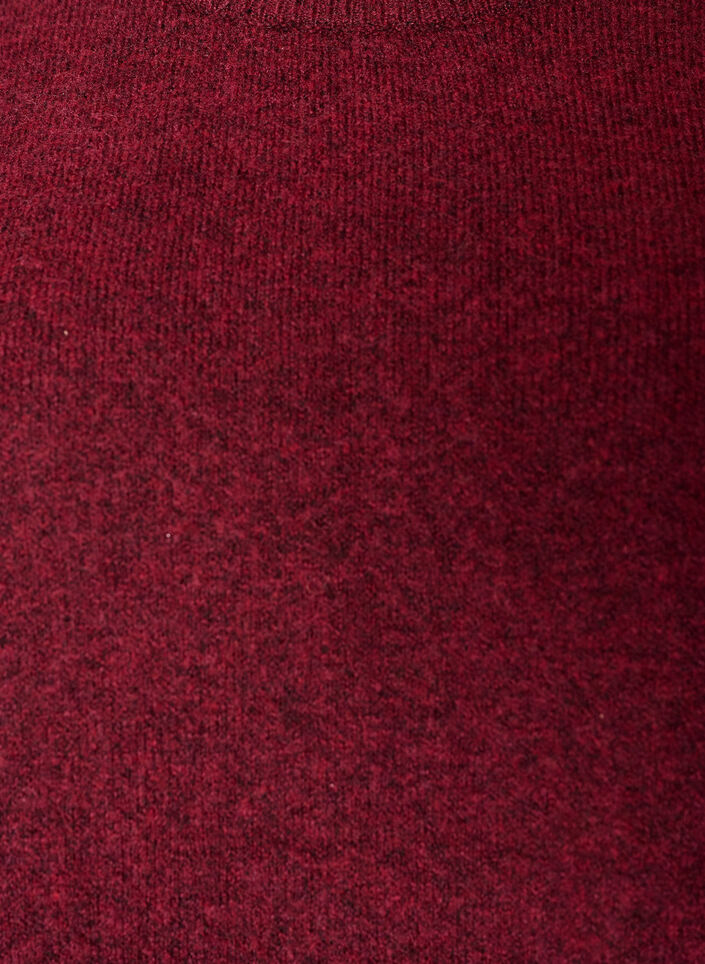 Los gebreide shirt met korte mouwen, Rood, Packshot image number 2