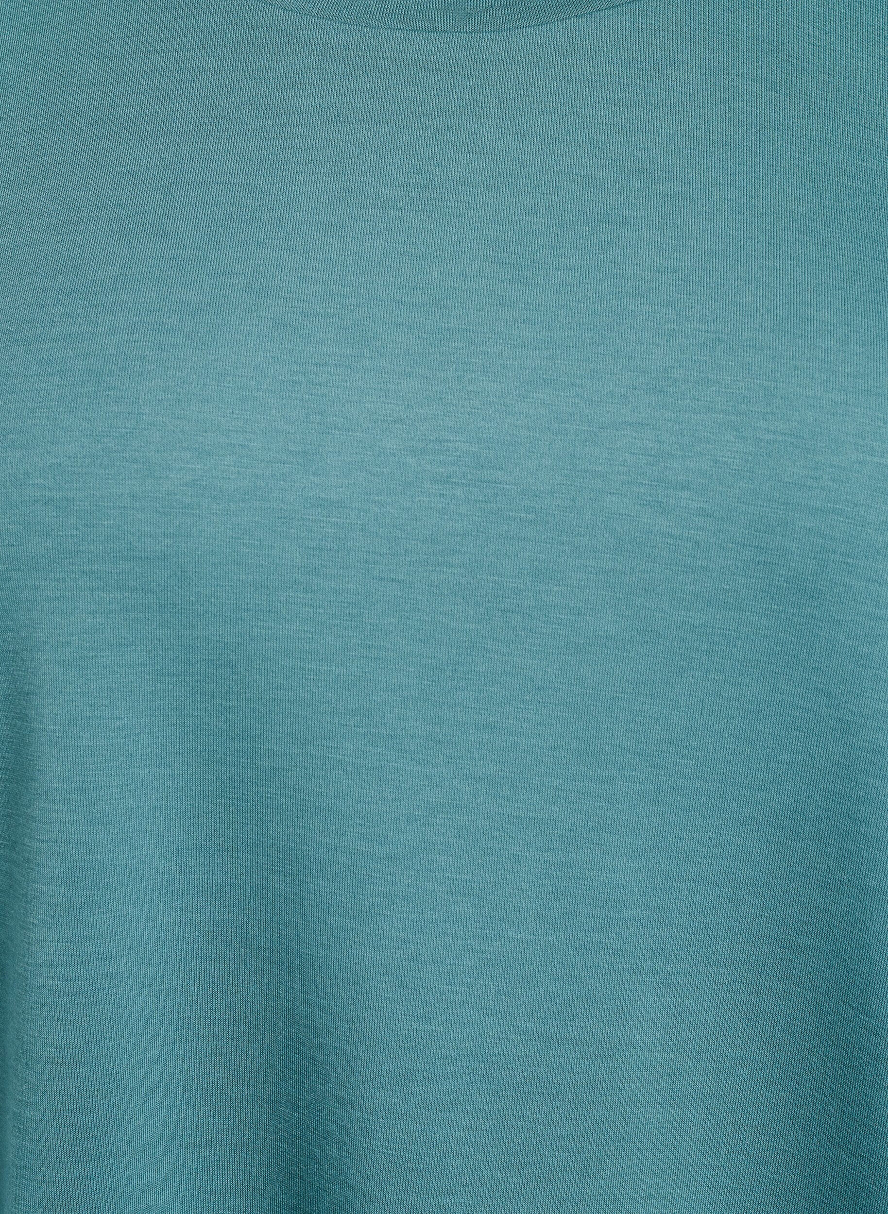 Zizzi T-shirt in modalmix, Groen, Packshot image number 2