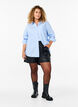 Losse imitatieleer shorts, Black, Model image number 3