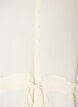 Blouse met textuur en een strik in de taille, Vanille, Packshot image number 2