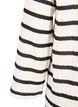 Gestreept vest met strikkoord, Sand Black Stripe, Packshot image number 3