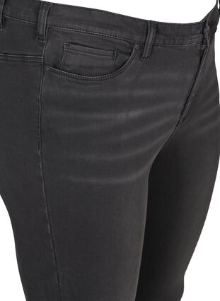 Cropped Any jeans, Black washed denim, Packshot image number 2