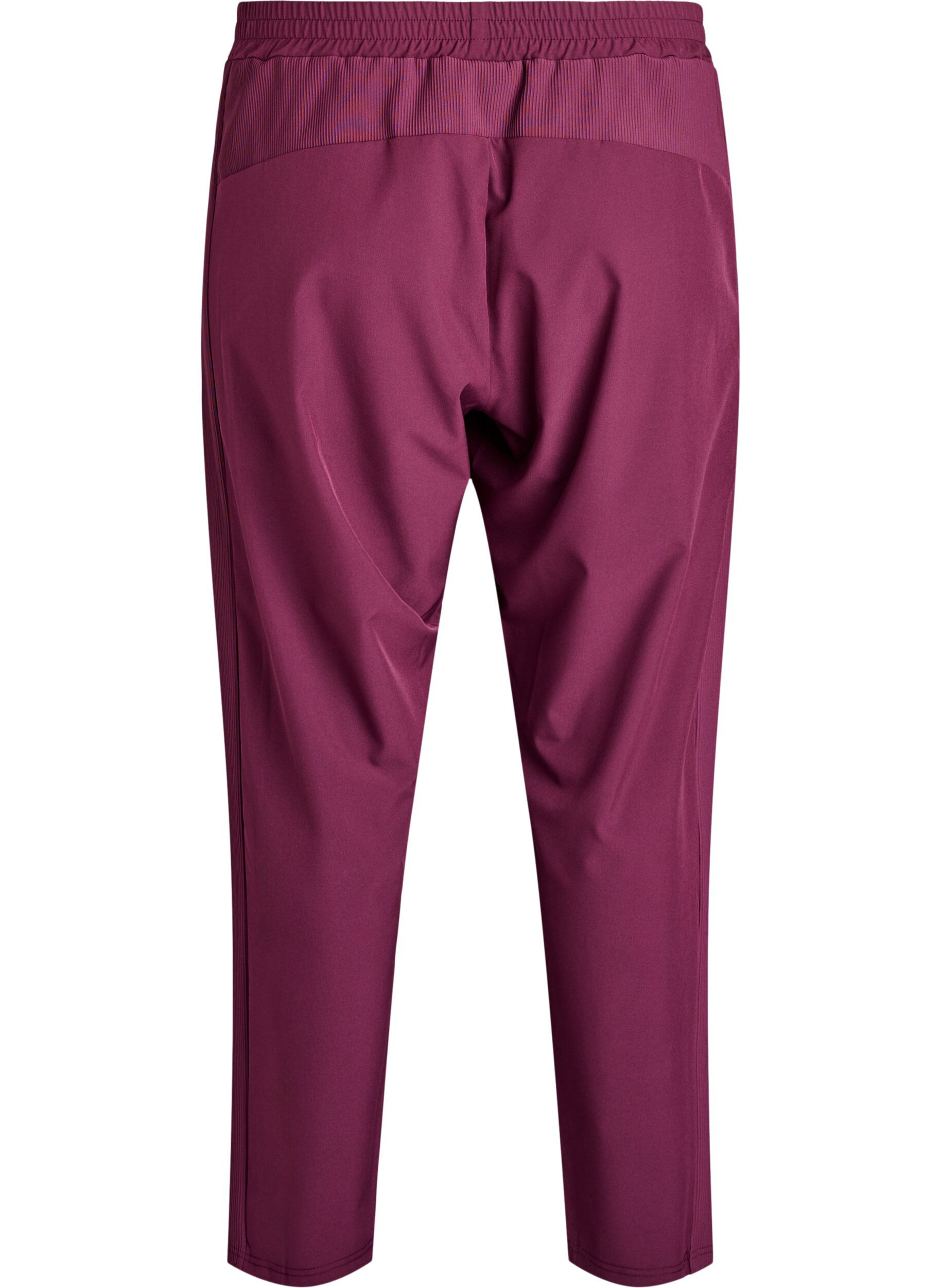 ZizziLichte trainingsbroek met zakken, Rood, Packshot image number 1