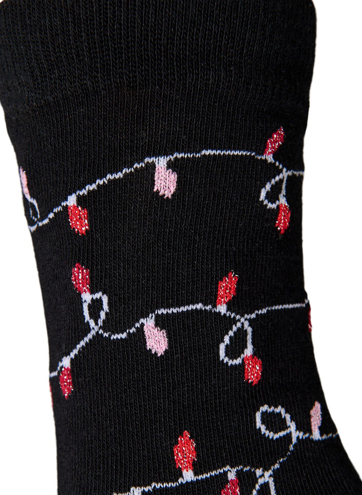 2-pack kerstsokken, Rood, Packshot image number 5