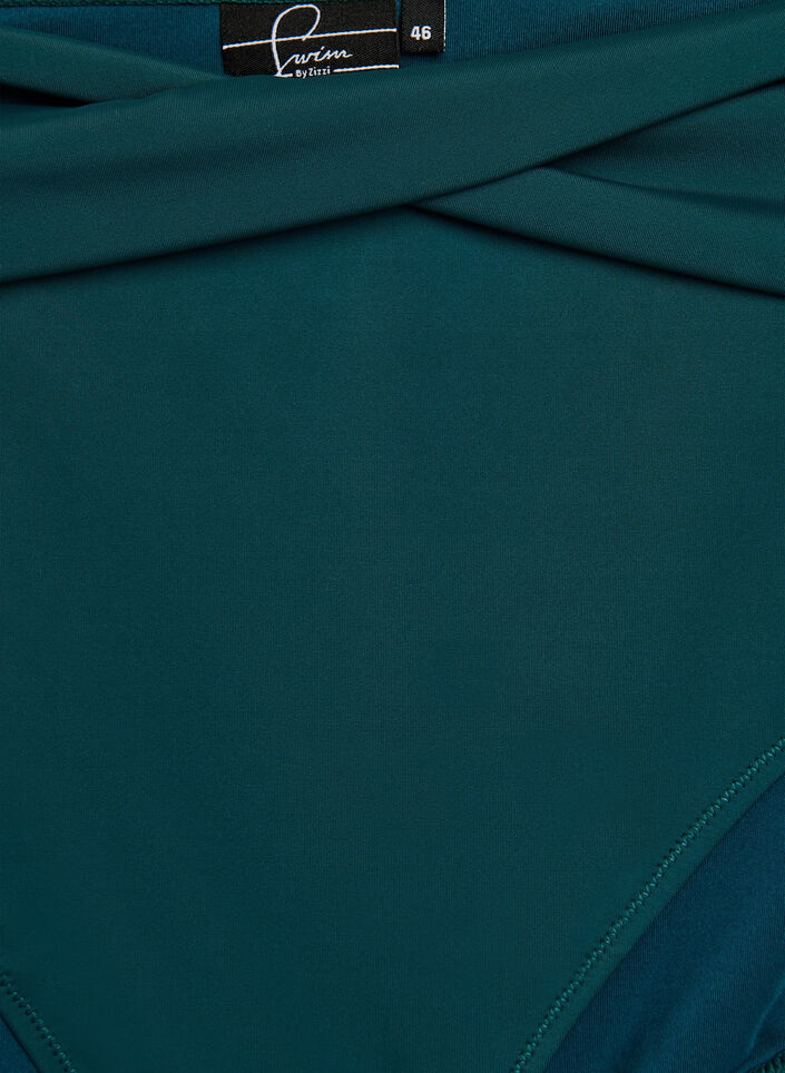 Bikinibroekje met wikkel detail, Groen, Packshot