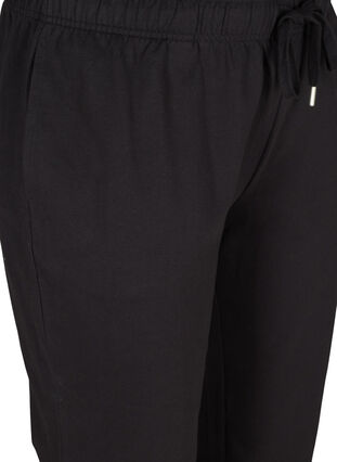 Losse sweatpants met zakken , Black, Packshot image number 2