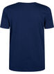 Kerst T-shirts in 100% katoen, Navy B. w. LetItSnow, Packshot image number 1