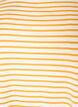 T-shirt met TENCEL&trade; Lyocell en strepen, Geel, Packshot image number 2