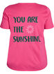 T-shirt met print, Roze, Packshot image number 1