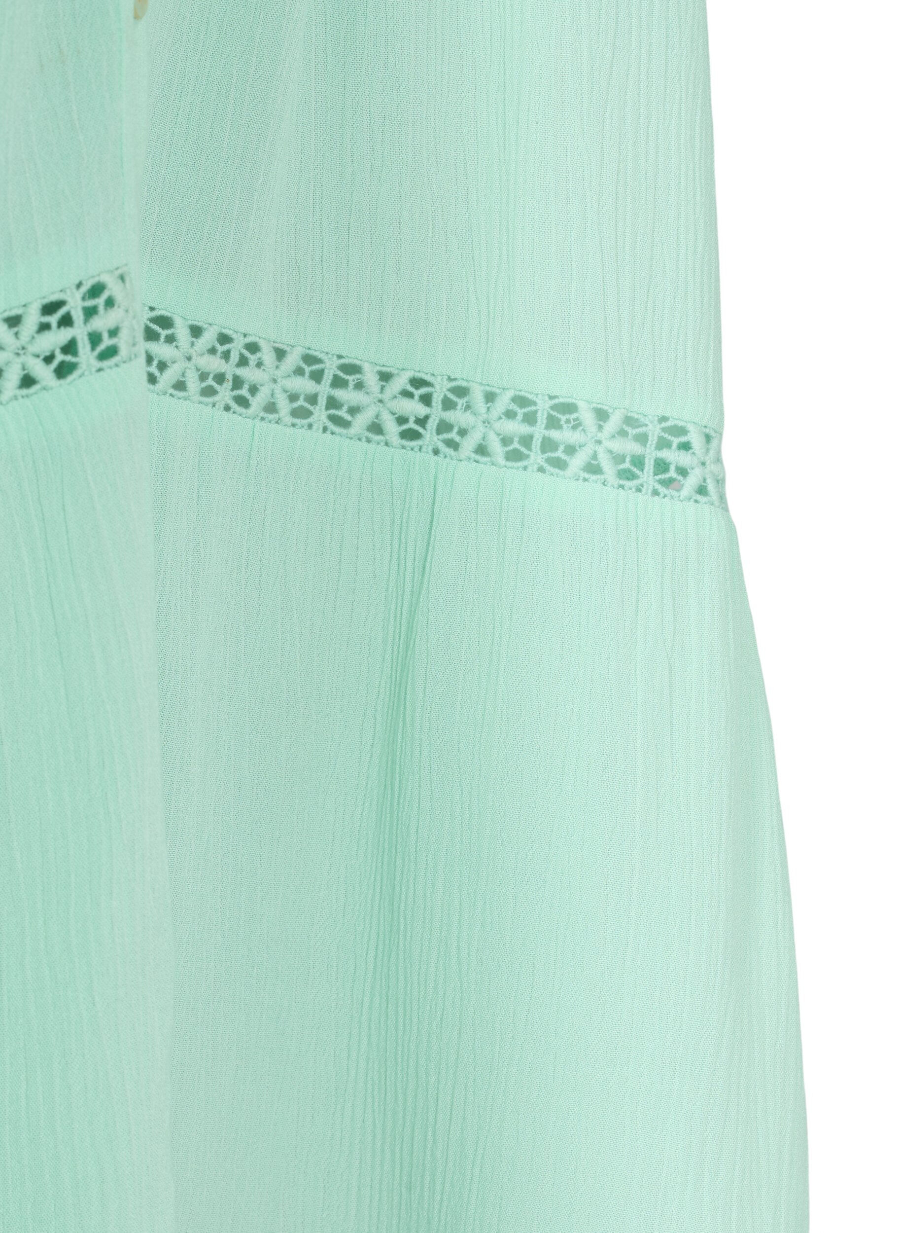 Zizzi Strandtuniek met off-shoulder, Brook Green, Packshot image number 3